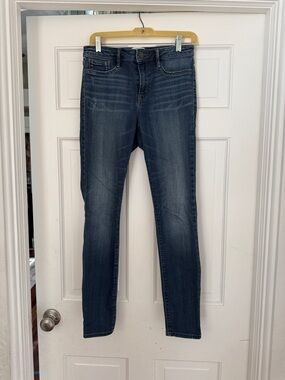 William Rast sculpted High-Rise Dark Blue Skinny Jeans